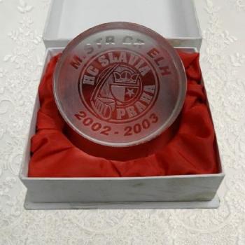 Sběratelský skleněný objekt, Slavia Praha Sběratelský skleněný objekt, Slavia Praha